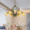 Metal Tulip Ceiling Chandelier Romantic Pastoral LED Light - Rebooters