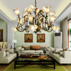American Flower Metal Hanging Pendant 16 Heads LED Chandelier - Rebooters