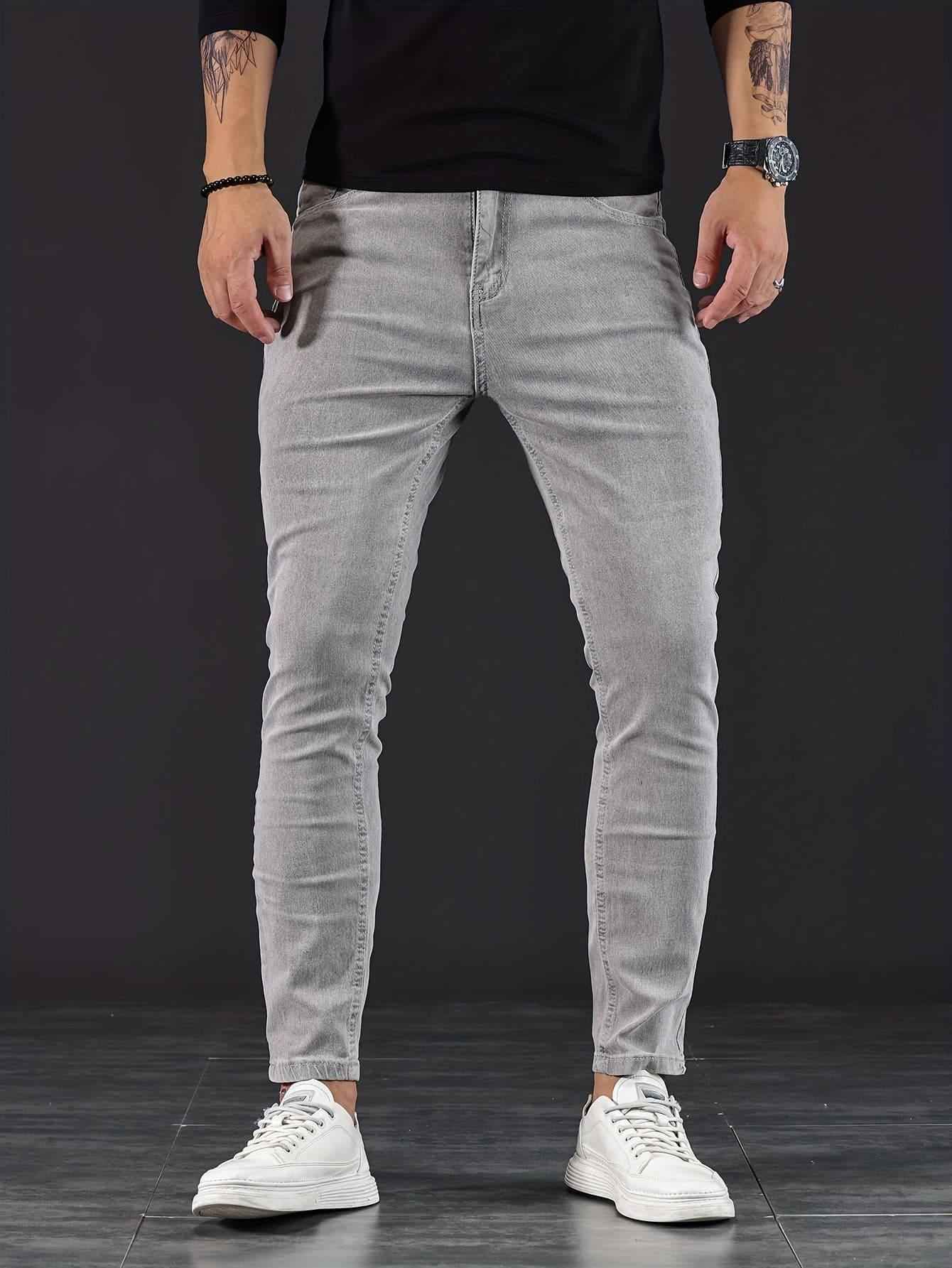 Men's Denim Jeans Slim Fit for Everyday Style and Comfort - Rebooters
