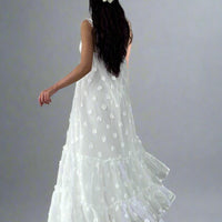 Daisy Loose-Fit Maxi Dress with Floral Décor and Flow Rebooters Maxi Women's Dresses