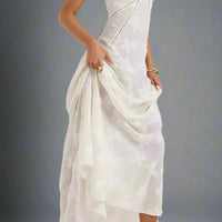 Maya Maxi Dress with Intricate Floral Embroidery and Flowing Silhouette for Elegant Style - Rebooters -Women's Dresses