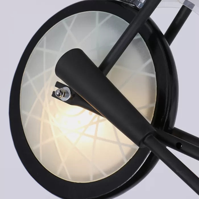 Monochrome Bicycle Pendant Light Modern Stylish Metal Hanging Light for Shop - Rebooters