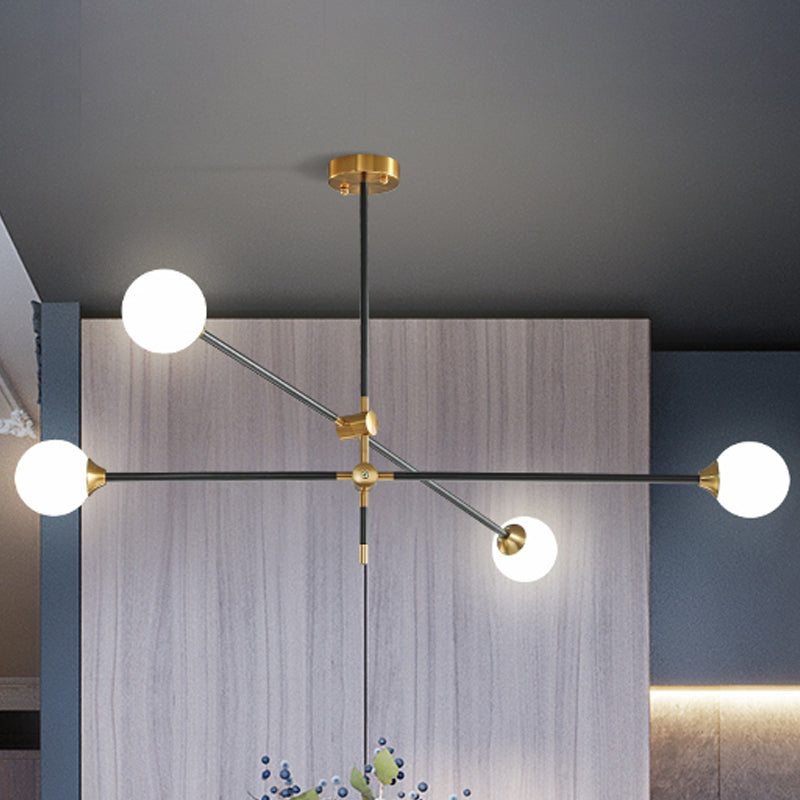 Modernist Exposed Ceiling Lamp Metallic Black Pendant Lighting - Rebooters
