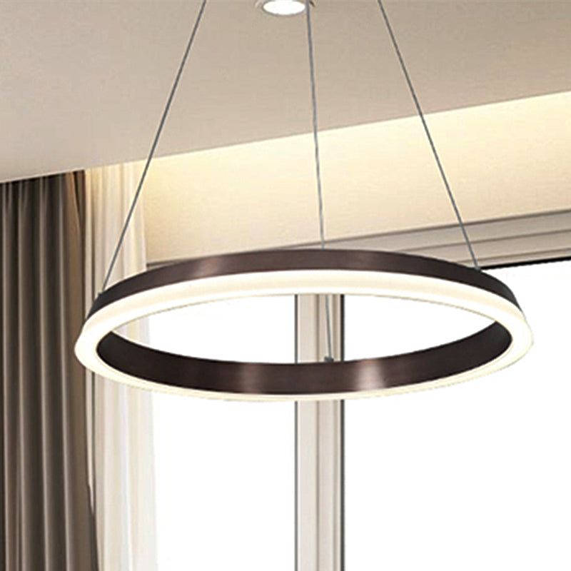 1/2-Head Bedroom Chandelier Lighting Fixture with Round Acrylic Shade - Rebooters