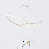 Acrylic Twisted Ceiling Light Minimalist LED Chandelier - Rebooters