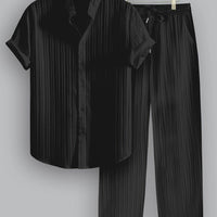 Plus Size Casual Co-Ord Set for Men Summer Comfort Rebooters mens 2 piece set