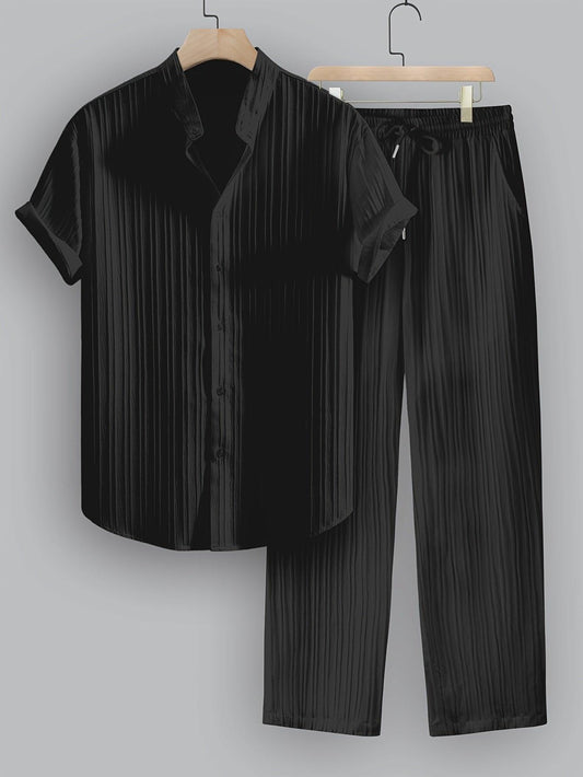 Plus Size Casual Co-Ord Set for Men Summer Comfort Rebooters mens 2 piece set