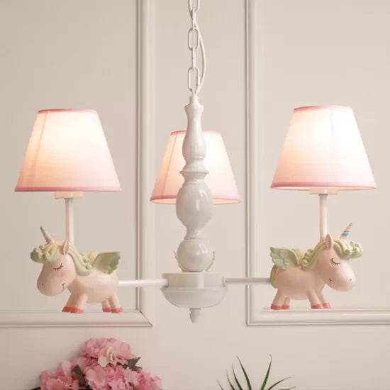 Flying Unicorn Suspension Light Nordic Stylish Metal Hanging Light - Rebooters