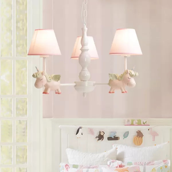 Flying Unicorn Suspension Light Nordic Stylish Metal Hanging Light - Rebooters