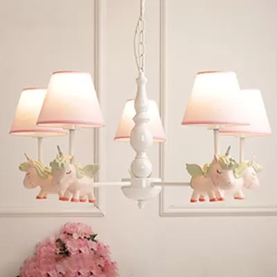 Flying Unicorn Suspension Light Nordic Stylish Metal Hanging Light - Rebooters