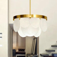 18"/23.5"/31.5" Wide Golden Round Ceiling Pendant Chandelier - Rebooters