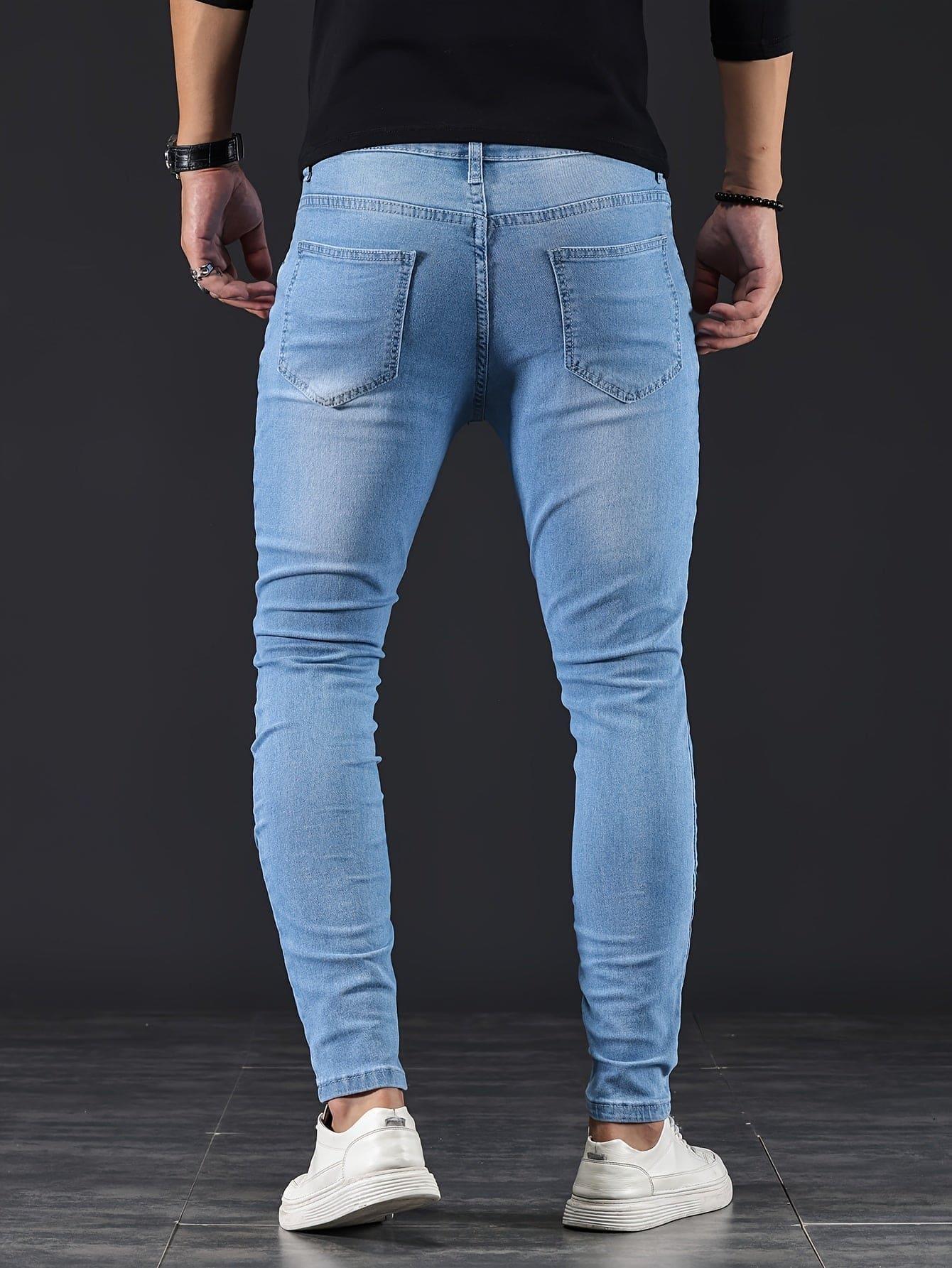 Men's Denim Jeans Slim Fit for Everyday Style and Comfort - Rebooters