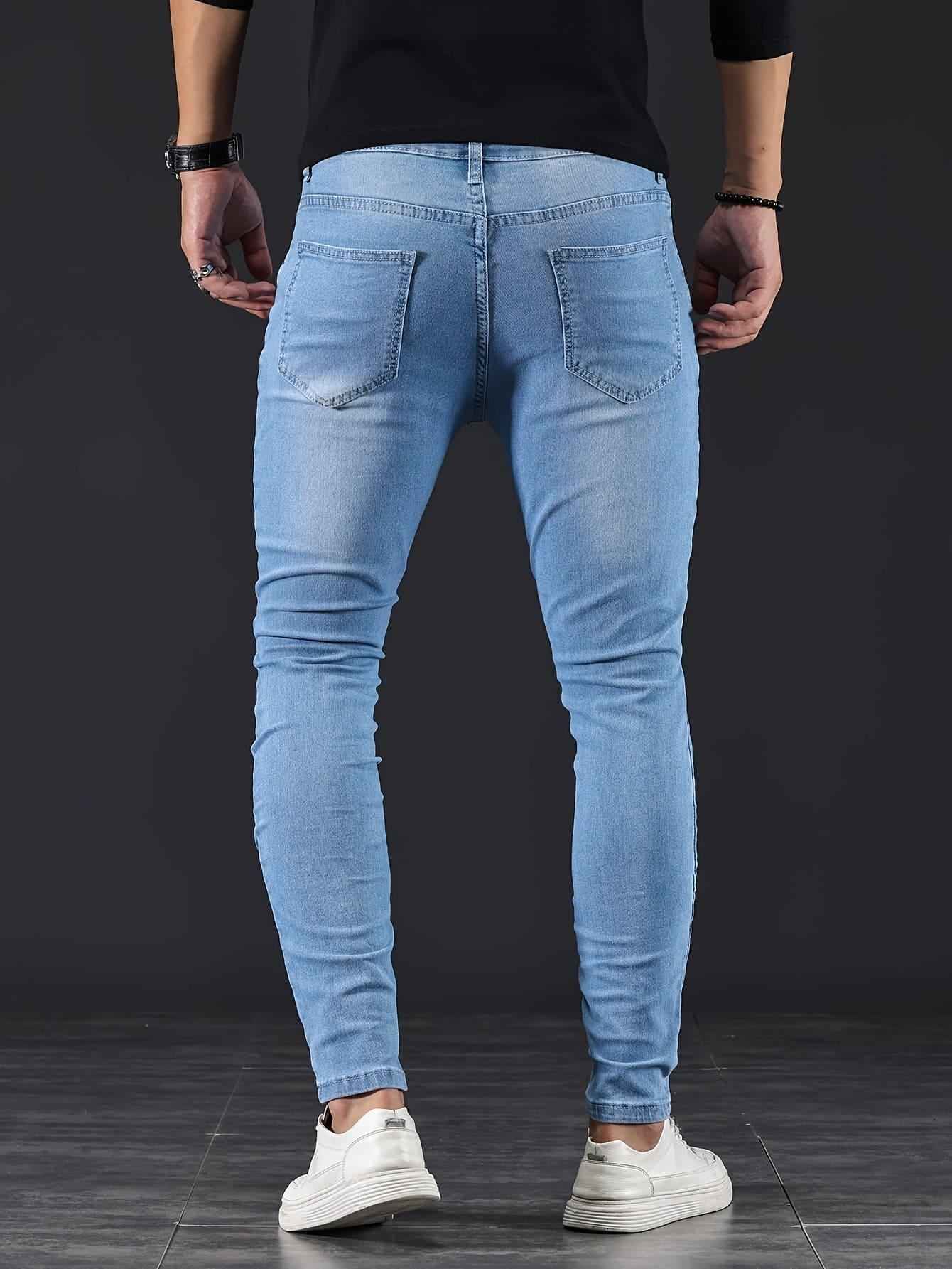 Men's Denim Jeans Slim Fit for Everyday Style and Comfort - Rebooters