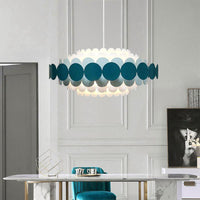 Acrylic Oval Chandelier Lighting Contemporary Led Pendant Lamp - Rebooters