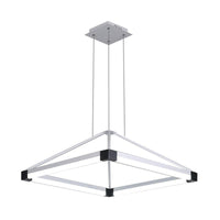 Acrylic Pyramid Shape Pendant Chandelier Contemporary LED Lamp - Rebooters