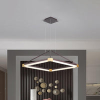 Acrylic Pyramid Shape Pendant Chandelier Contemporary LED Lamp - Rebooters