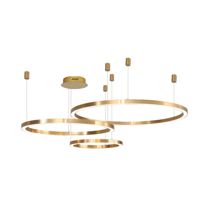 1/3 Lights Living Room Chandelier with Sphere Metal Shade - Rebooters