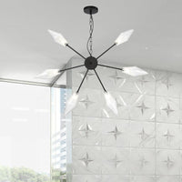 6/9/12 Lights Chandelier Lamp Industrial Sputnik Ceiling Light - Rebooters