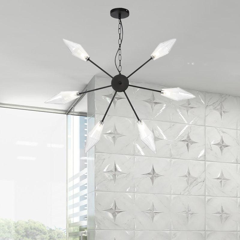 6/9/12 Lights Chandelier Lamp Industrial Sputnik Ceiling Light - Rebooters