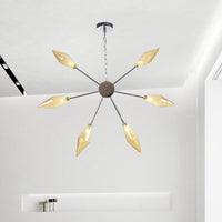 6/9/12 Lights Chandelier Lamp Industrial Sputnik Ceiling Light - Rebooters