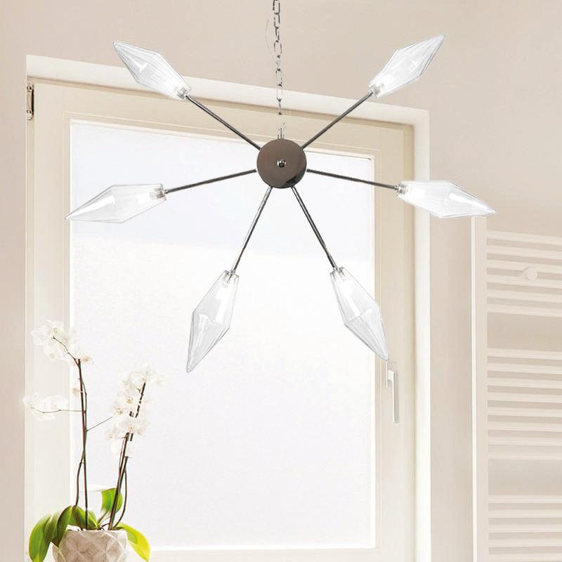 6/9/12 Lights Chandelier Lamp Industrial Sputnik Ceiling Light - Rebooters