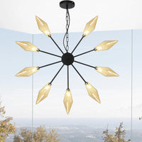 6/9/12 Lights Chandelier Lamp Industrial Sputnik Ceiling Light - Rebooters