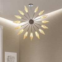 6/9/12 Lights Chandelier Lamp Industrial Sputnik Ceiling Light - Rebooters