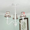 Modern Tower Hanging Light Metal Chandelier with Fabric Shade - Rebooters