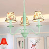 Nursing Room Tower Flower Chandelier Metal Macaron Green Light - Rebooters