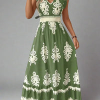 Elegant Women's Maxi Dress with Flowy Bohemian Style Rebooters Maxi Women's Dresses