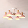 Domed Shade Office Hanging Lamp Metal Six Heads Nordic Chandelier - Rebooters