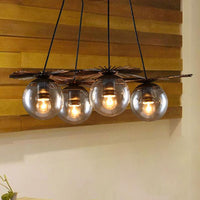 4 Bulbs Ceiling Chandelier Industrial Coffee House Pendant Light Fixture - Rebooters