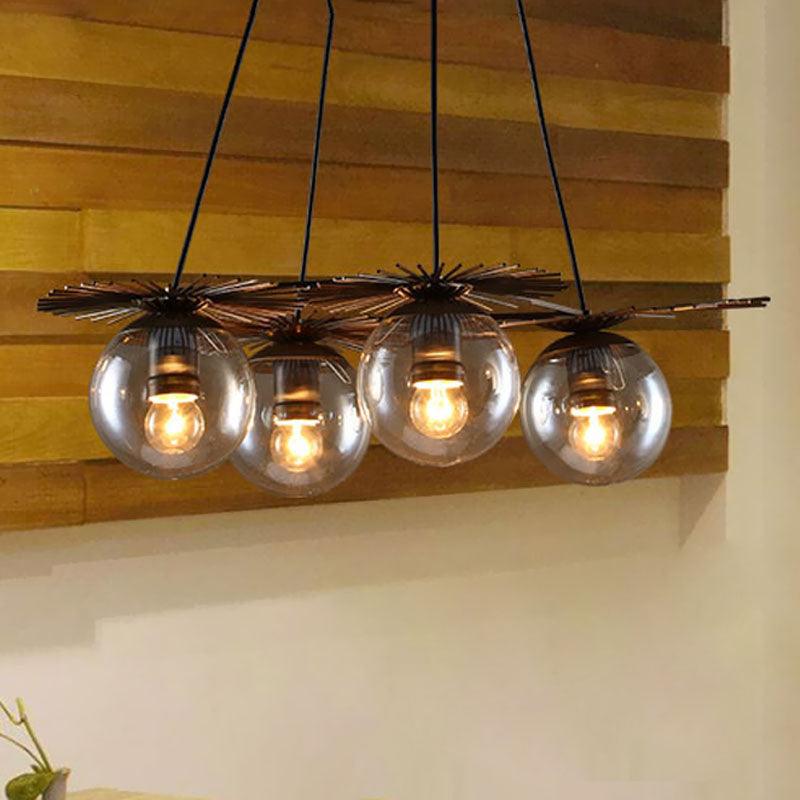 4 Bulbs Ceiling Chandelier Industrial Coffee House Pendant Light Fixture - Rebooters