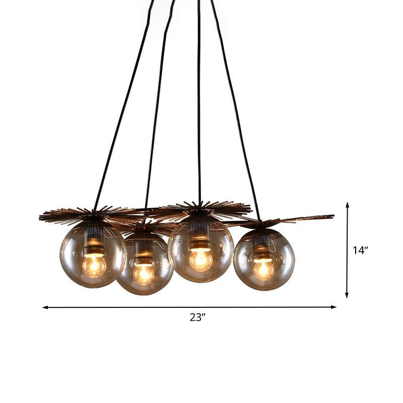 4 Bulbs Ceiling Chandelier Industrial Coffee House Pendant Light Fixture - Rebooters