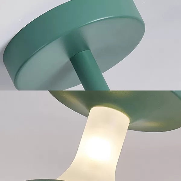 Macaron Colored Goblet Chandelier 6 Heads Nordic Light - Rebooters
