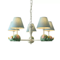 Animal Style Hanging Light Tapered Shade 5 Lights Chandelier - Rebooters