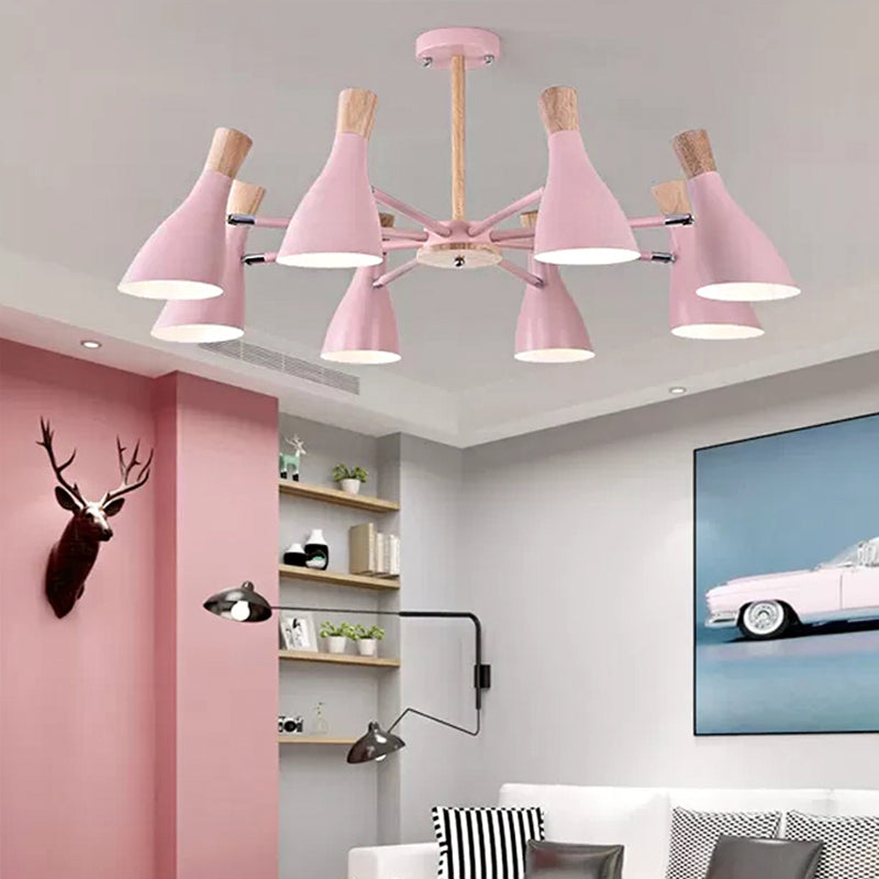Rotatable Bottle Shape Chandelier Kids Metal Suspension Light - Rebooters