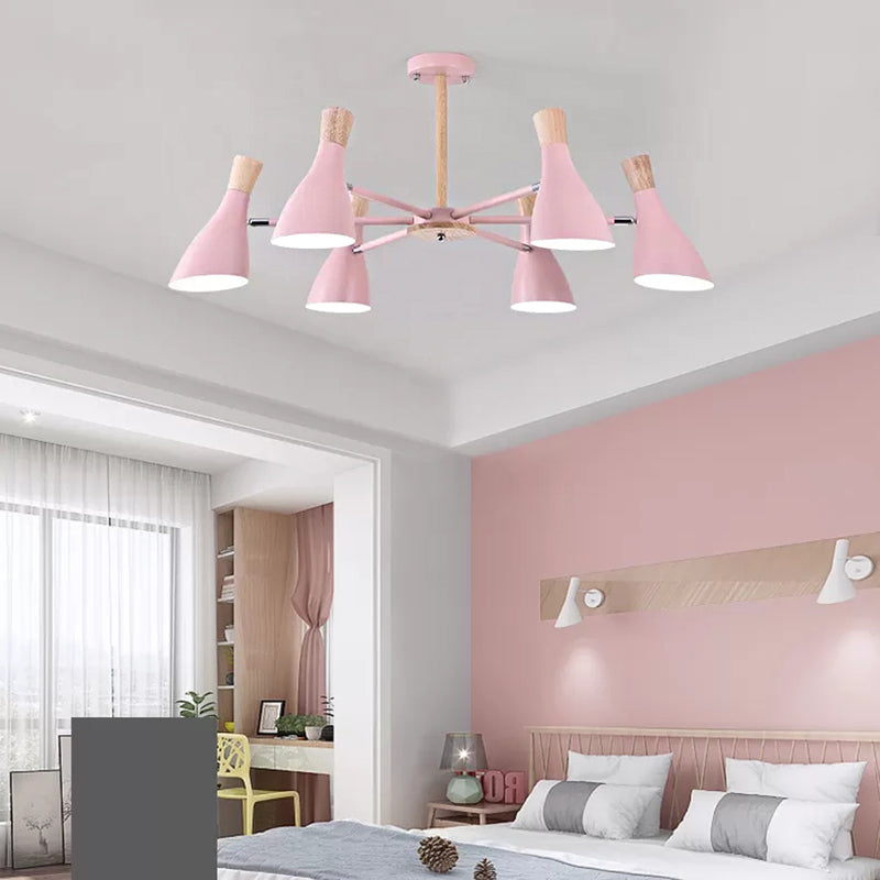 Rotatable Bottle Shape Chandelier Kids Metal Suspension Light - Rebooters