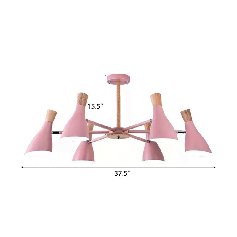 Rotatable Bottle Shape Chandelier Kids Metal Suspension Light - Rebooters