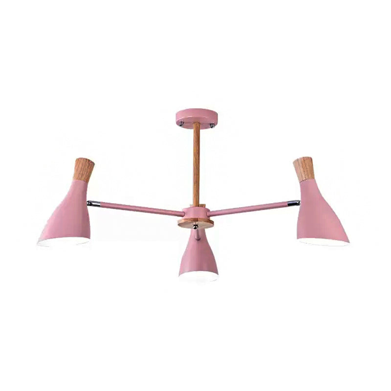 Rotatable Bottle Shape Chandelier Kids Metal Suspension Light - Rebooters