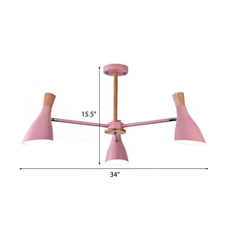 Rotatable Bottle Shape Chandelier Kids Metal Suspension Light - Rebooters