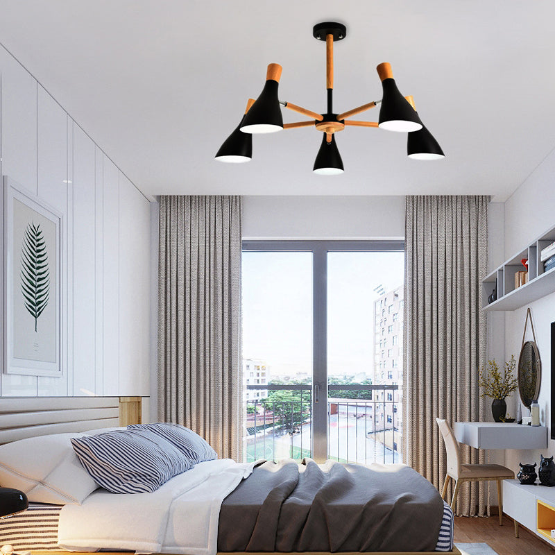 Cloth Shop Bottle Hanging Light Metal Macaron Chandelier - Rebooters