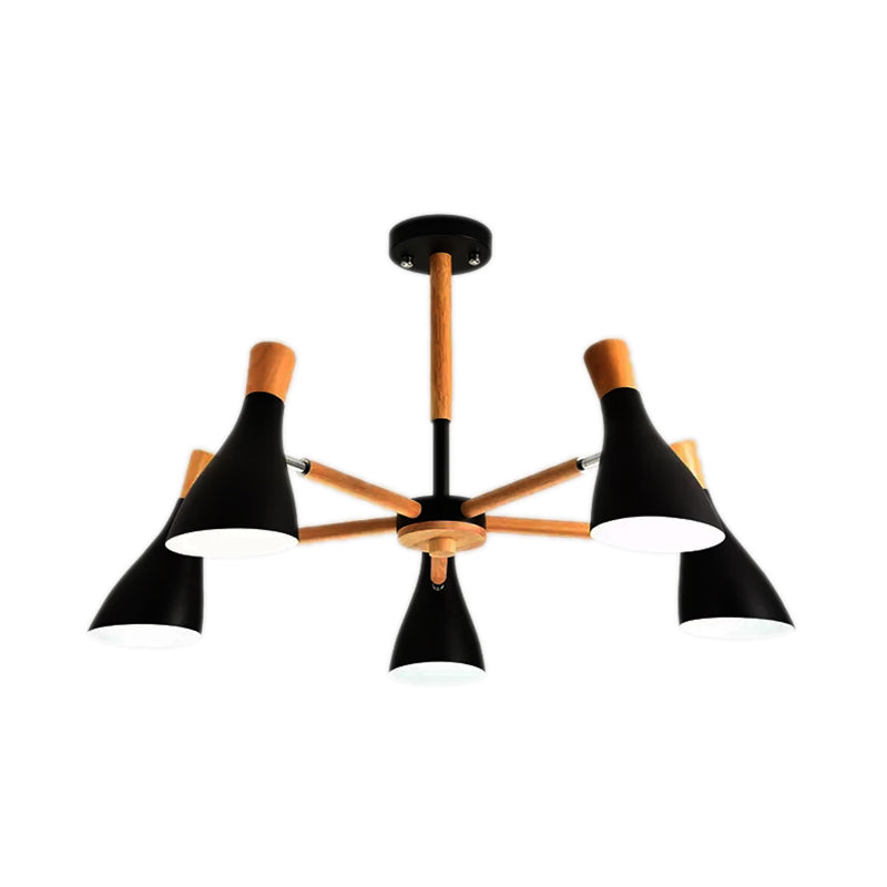 Cloth Shop Bottle Hanging Light Metal Macaron Chandelier - Rebooters
