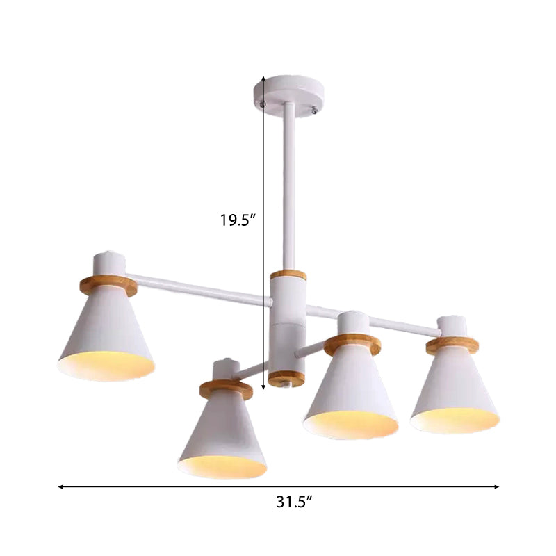 Macaron Stylish Conical Pendant Light Chandelier for Kids - Rebooters