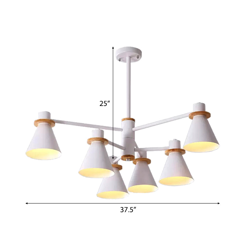 Macaron Stylish Conical Pendant Light Chandelier for Kids - Rebooters
