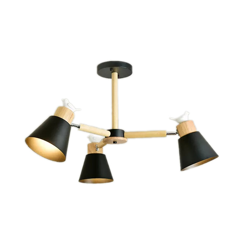 Modern Style Ceiling Pendant Light with Bird Bucket Shade - Rebooters