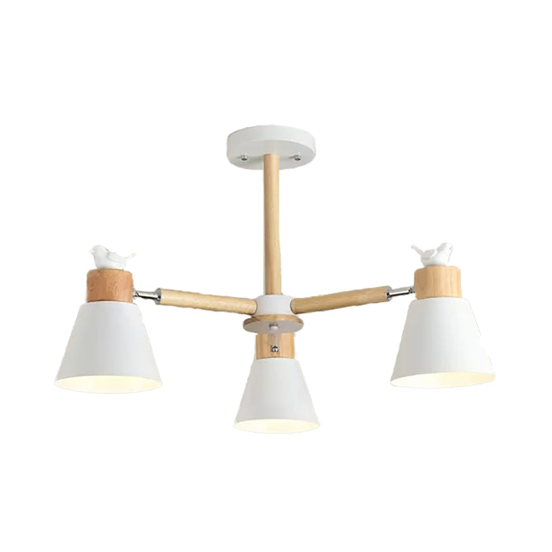 Modern Style Ceiling Pendant Light with Bird Bucket Shade - Rebooters