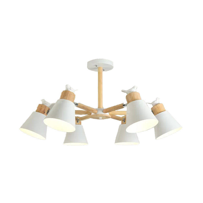 Modern Style Ceiling Pendant Light with Bird Bucket Shade - Rebooters