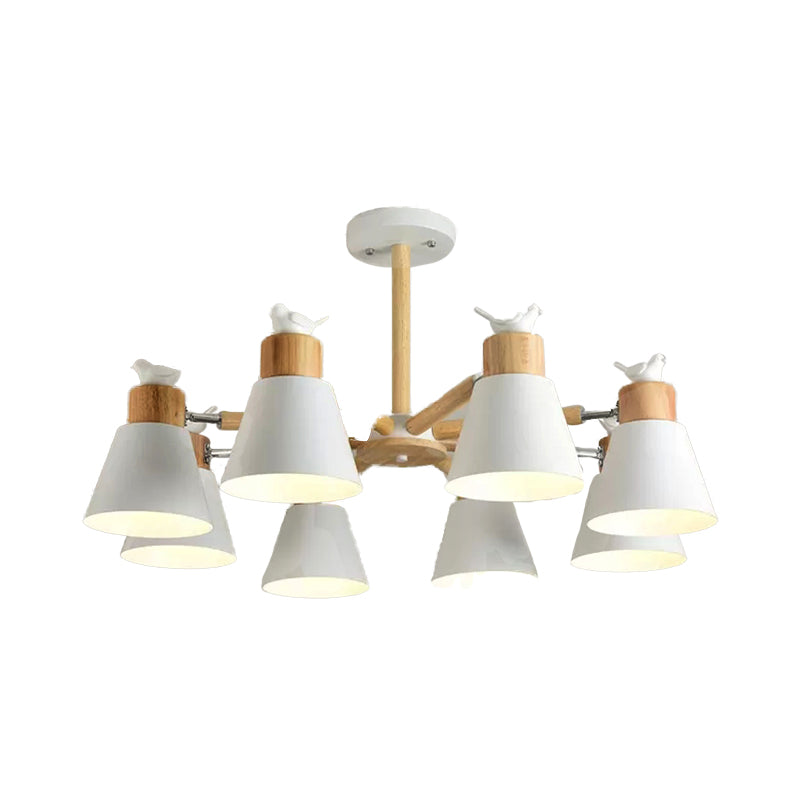 Modern Style Ceiling Pendant Light with Bird Bucket Shade - Rebooters
