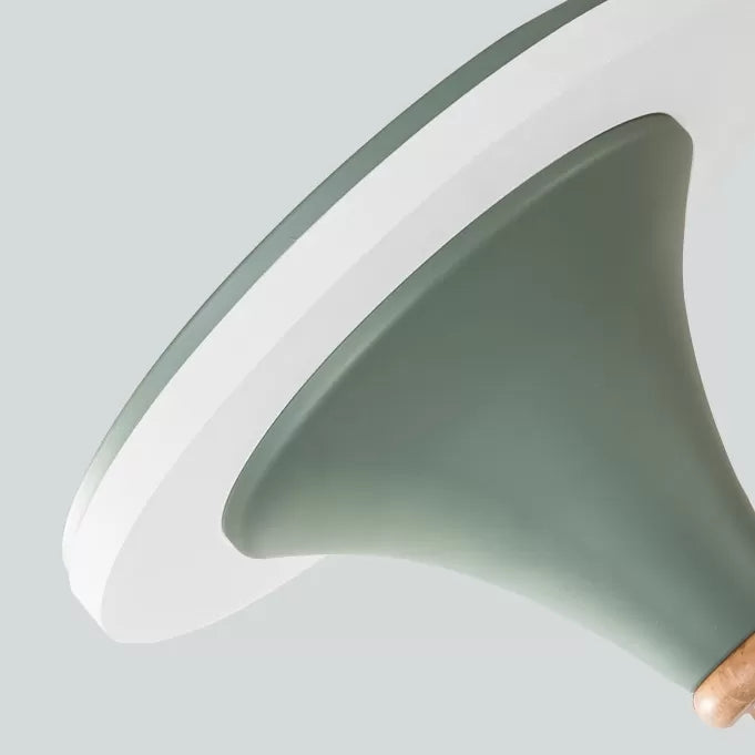 Nordic Modern Ceiling Pendant Light Curved Cone Shade Metal Hanging Light for Restaurant - Rebooters